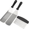 Gusseisen Plancha Grillplatte 30x40cm BBQ Set für Gasgrills Enders Weber Bild 4