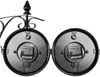 Monzana Wanduhr Vintage Schwarz Bild 4