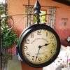 Monzana Wanduhr Vintage Schwarz Bild 2