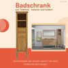 Badezimmerschrank Livia Teak Massivholz Bild 2