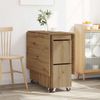 vidaXL Esstisch 2 pcs 140 x 80 x 77 cm Holzwerkstoff Artisan-Eiche 3424939 Bild 4