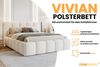 Deine Möbel 24 Polsterbett VIVIAN Bett Komplettbett Bouclé mit Bettkasten und Lattenrost (Set, 3-tlg, Bubble Bett in Beige / Creme / Grau / Hellgrau / Dunkelgrau / Weiß), 140x200 160x200 180x200 200x200 cm Bild 2
