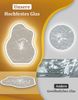 ZMH Asymmetrischer LED Badspiegel 60x80 cm Wandspiegel IP44 Touch Schalter Entfogger Funktion dimmbar Bild 5