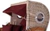 Strandkorb Komplettset - bene living - Ammersee Grande XL Teak - PE shell - Modell 550 - inkl. Liftersystem Bild 4
