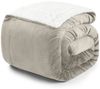 Blumtal Premium Sherpa Kuscheldecke flauschig - Wohndecke Kuscheldecke 130x150 cm - OEKO-TEX zertifizierte Fleecedecke 130x150 cm - Wohn- & Kuscheldecke - Wohndecke 130x150 cm flauschig - Sand - Beige Bild 4