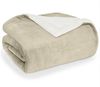 Blumtal Premium Sherpa Kuscheldecke flauschig - Wohndecke Kuscheldecke 130x150 cm - OEKO-TEX zertifizierte Fleecedecke 130x150 cm - Wohn- & Kuscheldecke - Wohndecke 130x150 cm flauschig - Sand - Beige Bild 5