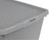 Aufbewahrungsbox 40 L Rattanoptik Dekobox Aufbewahrungskiste Allzweckbox Kiste Bild 3
