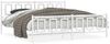 vidaXL Bettgestell mit Kopf- und Fußteil Metall Weiß 200x200 cm 374315 Bild 2
