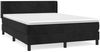 vidaXL Boxspringbett mit Matratze Schwarz 140x200 cm Samt 3130843 Bild 2