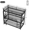 Flieks Etagenbett, Einzelbett Kinderbett Metallbett Dreierbett mit Lattenrost 90x200cm Bild 4