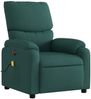 vidaXL Massagesessel Elektrisch Dunkelgrün Stoff 3204818 Bild 4