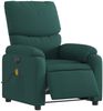 vidaXL Massagesessel Elektrisch Dunkelgrün Stoff 3204818 Bild 3