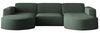 Kaiser Möbel Ecksofa Sofa U form, Couch U form MODENA U STUDIO stoff Neve und Poso Bild 4