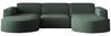 Kaiser Möbel Ecksofa Sofa U form, Couch U form MODENA U STUDIO stoff Neve und Poso Bild 2