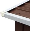 vidaXL Brennholzlager Verzinkter Stahl 330 x 92 x 153 cm Braun 47087 Bild 5