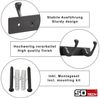 SO-TECH® Hakenleiste Blackline FORTE schwarz pulverbeschichtet, (1 St), Länge 345 mm mit 4 Haken Bild 2