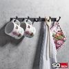 SO-TECH® Hakenleiste Blackline FORTE schwarz pulverbeschichtet, (1 St), Länge 345 mm mit 4 Haken Bild 3