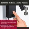 Paulmann 71109 LED Wandleuchte Hulda USB C Schwarz matt dimmbar 3000K Bild 4