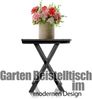 BigDean Klapptisch klein in Anthrazit aus Kunststoff LxBxH 45x43x50cm – wetterfester Campingtisch – Beistelltisch – Kleiner & Leichter Esstisch, Gartentisch und Balkontisch Bild 5