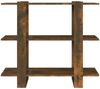 vidaXL Bücherregal/Raumteiler Räuchereiche 100x30x87 cm 813566 Bild 5