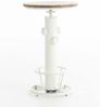 Stehtisch SILKE rund - 54x54x91cm, Metall, Antik-Weiß | Hoher Tisch Bartisch Bistrotisch hoch Bild 3