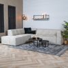 Bronx71 Ecksofa Memphis Chenille taupe links Bild 3