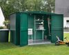 Hörmann Ecostar Metall-Gerätehaus Trend mit Satteldach Typ 3, 238x303 cm , moosgrün, 7,2 m²,2-flüglige Tür Bild 3