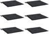 vidaXL Gartenstuhl-Kissen 6 Stk. Schwarz 40x40x3 cm Oxford-Gewebe 314017 Bild 3