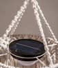 Dehner LED Solarleuchte Solar-Hängelampe Amara, warmweißes Licht, IP44, Ø 26 cm, Höhe 70 cm, Warmweiß, Gartenleuchte in Makramee-Optik, 6 Stunden Leuchtdauer Bild 3