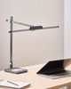 LED Schreibtischlampe SERPENS mit Dimmer Grau Bild 3