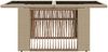 vidaXL Gartentisch Beige 100 x 55 x 37 cm PE Rattan und Glas 42035138 Bild 4