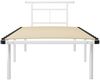 vidaXL Bettgestell Weiß Metall 90x200 cm [324821] Bild 3