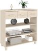 vidaXL Konsolentisch HAMAR Honigbraun 90x35x90 cm Massivholz Kiefer 340464 Bild 4