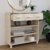 vidaXL Konsolentisch HAMAR Honigbraun 90x35x90 cm Massivholz Kiefer 340464 Bild 3