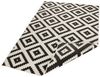 In- & Outdoor Teppich Malta Schwarz Creme - 80x350x0,5cm Bild 2