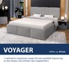 Matratze 80x200 Taschenfederkern 7 Zonen Kokos H2 H3 VOYAGER 24 cm Jersey Bezug Bild 5