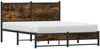 vidaXL Metallbett ohne Matratze Räuchereiche 140x200 cm 4007833 Bild 4