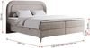 Boxspringbett, Schlafzimmerbett, Bettkasten - EIRA -120 x 200 cm - Beige Stoff - H3 Bild 5