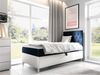 Boxspringbett 'Lenda Junior 1', dunkelblau, 80x200 cm, Rechts Bild 2