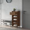 vidaXL Schuhregal Braun Eichen-Optik 40x36x105 cm Holzwerkstoff 819787 Bild 3