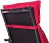 Prato Polsterauflage Sesselauflage Gartenstuhl PE 50 x 100 x 8 cm Rot Bild 3