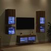 vidaXL TV-Wandgeräte 8 pcs Artisan-Eiche Holzwerkstoff 3402921 Bild 5