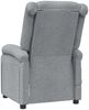 vidaXL Massagesessel Hellgrau Stoff 348447 Bild 5