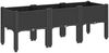 vidaXL Pflanzkasten mit Beinen Schwarz 120x40x42 cm PP 367898 Bild 5