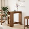 Bartisch, Stehtisch, Bistrotisch mit Regal Artisan-Eiche 101x40x103,5 cm Holzwerkstoff Bild 3