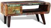 vidaXL Couchtisch mit Abgerundeter Seite & 1 Schublade Altholz 241008 Bild 2