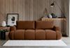 Selsey 'Ombo Doce' 3 Sitzer Schlafsofa mit Stauraum, hydrophobem Samtbezug, Kupfer Bild 2