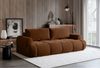Selsey 'Ombo Doce' 3 Sitzer Schlafsofa mit Stauraum, hydrophobem Samtbezug, Kupfer Bild 3