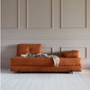 INNOVATION LIVING ™ Stapelliege Sigmund 595 Eiche-Beine, Daybed mit zwei Federkernmatratzen zum täglichen Gebrauch Bild 3