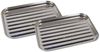 Edelstahl Grillschale, BBQ Grillzubehör, 35x24cm , 2x Grillschale Bild 1